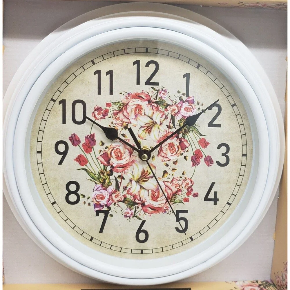 Kitchen Plastic Decorative Wall Clock, 12